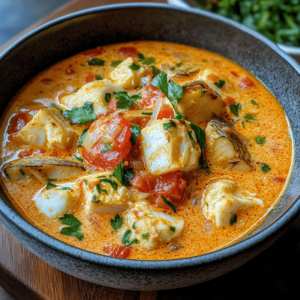 Brazilian Fish Stew with Coconut and Jasmine Rice