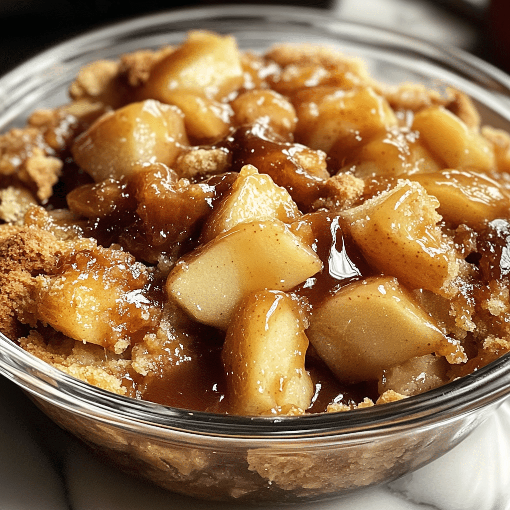 Caramel Apple Cobbler