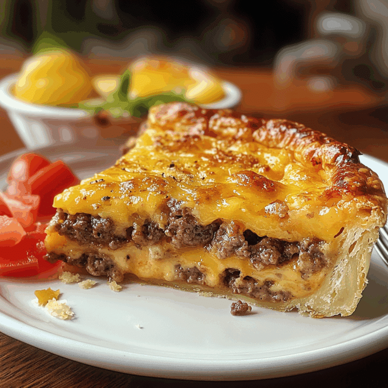 Cheeseburger Pie
