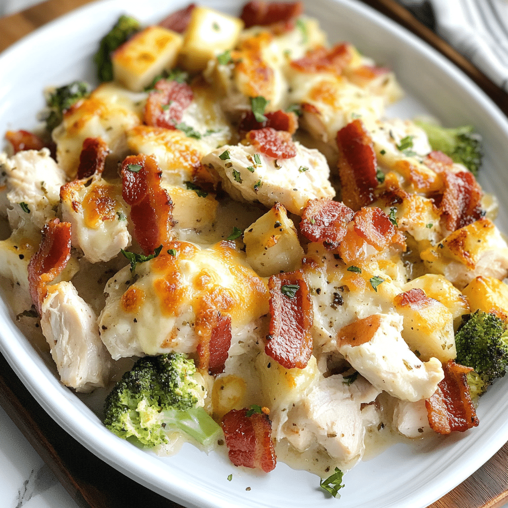 Chicken Bacon Ranch Sheet Pan Dinner