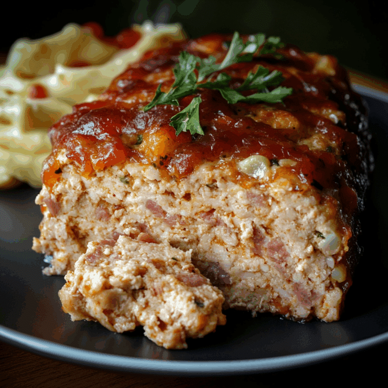 Chicken Cordon Bleu Meatloaf