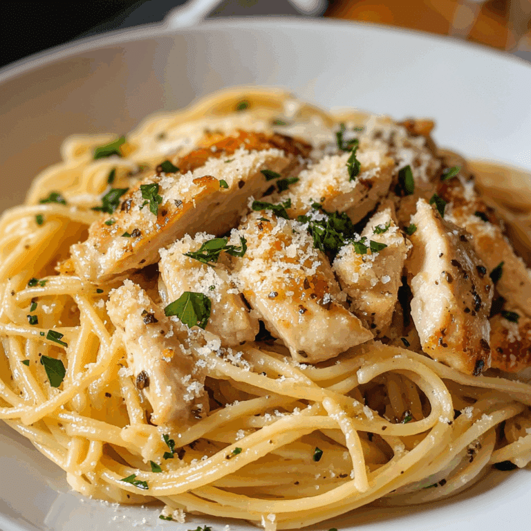 Chicken Garlic Parmesan Pasta