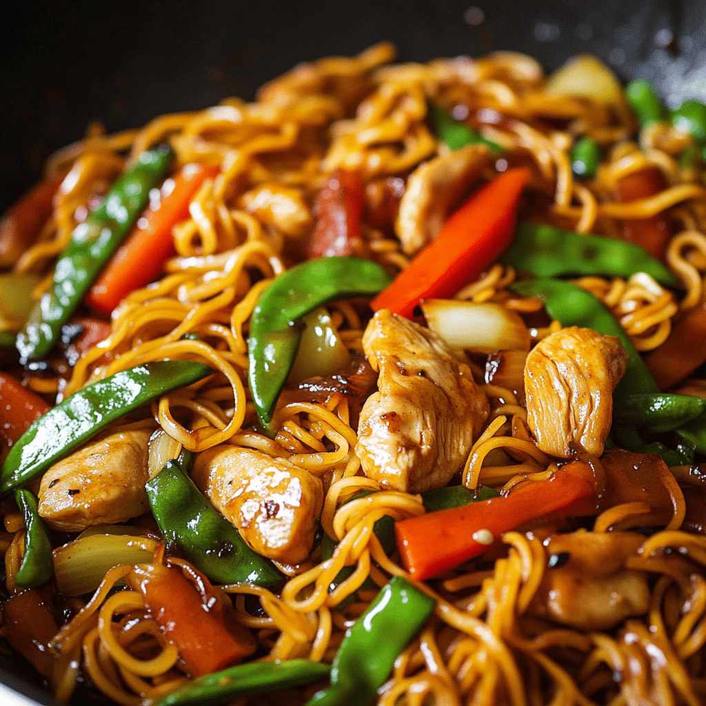 Chicken Noodle Stir Fry