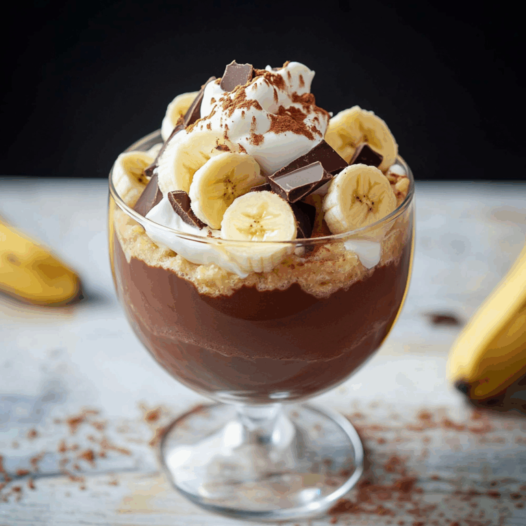Chocolate Banana Pudding