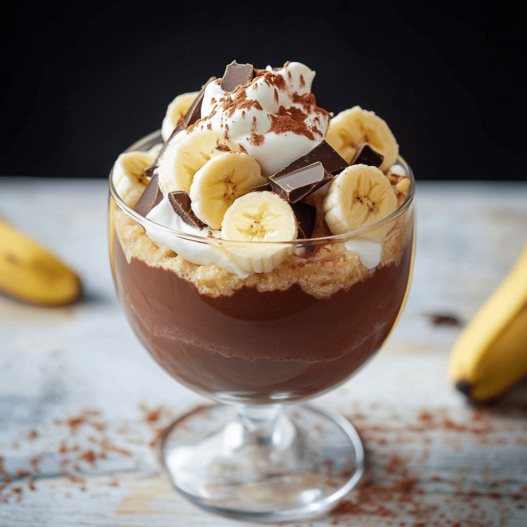 Chocolate Banana Pudding