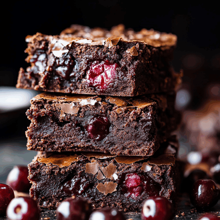 Chocolate Cherry Brownies