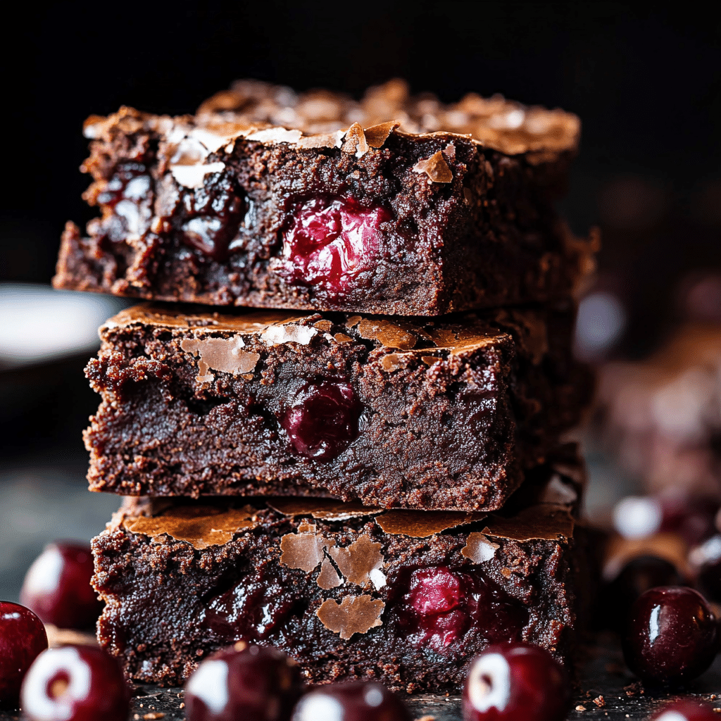Chocolate Cherry Brownies