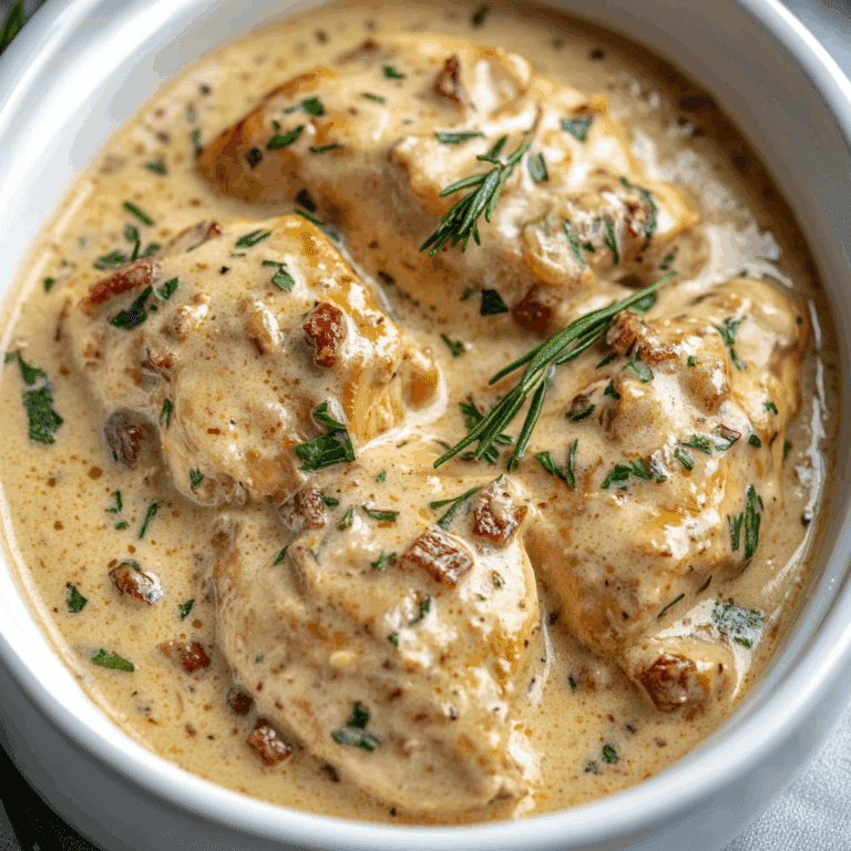 Creamy Slow Cooker Tuscan Chicken
