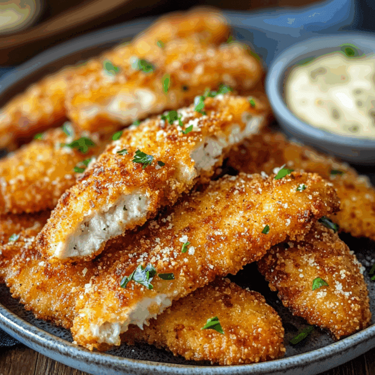 Crispy Parmesan Ranch Chicken Tenders