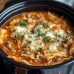 Crockpot Lasagna Soup