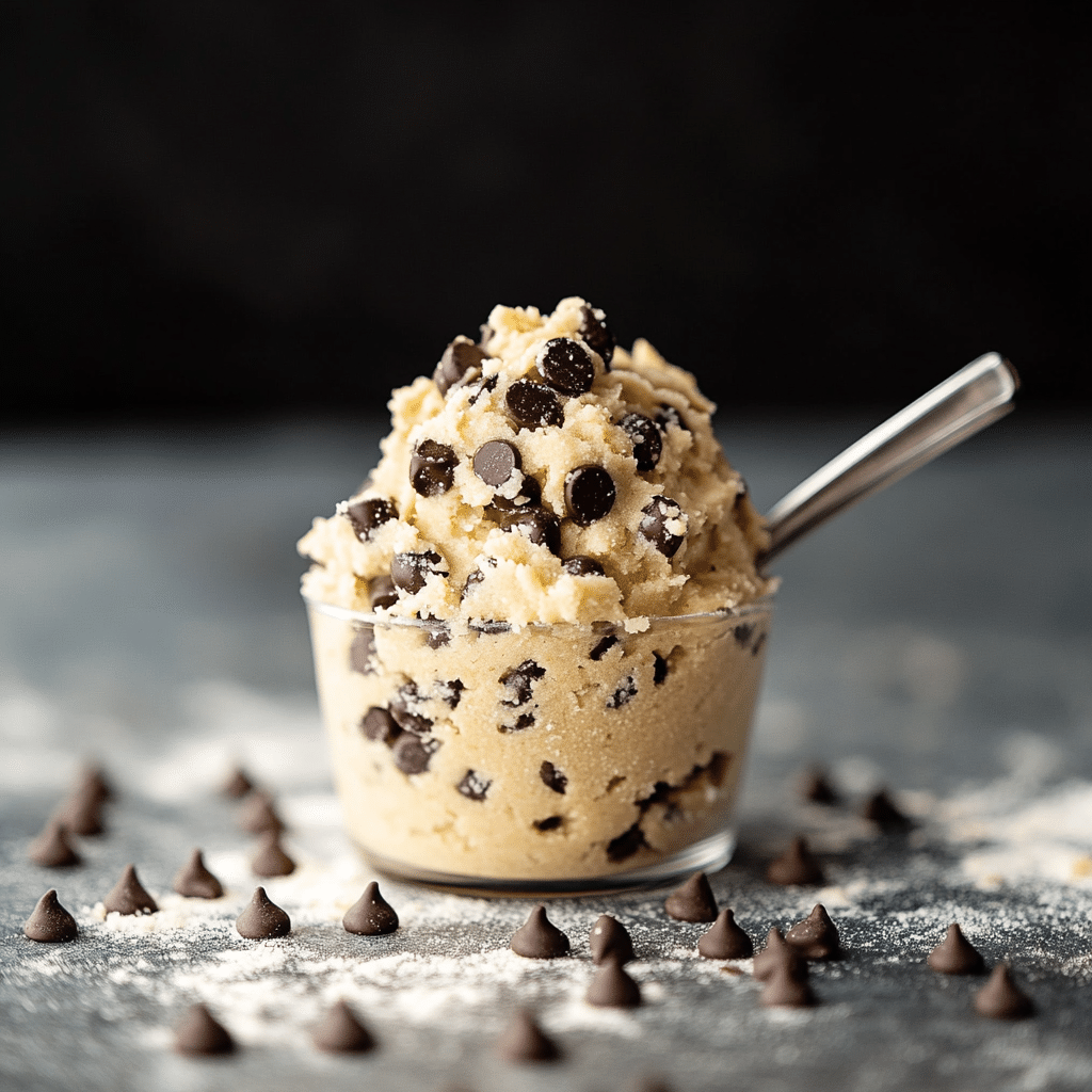 Edible Cookie Dough for One