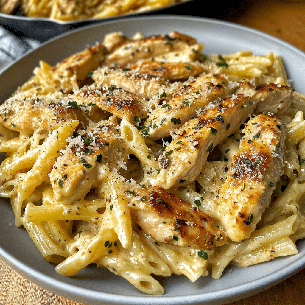 Garlic Parmesan Chicken Pasta