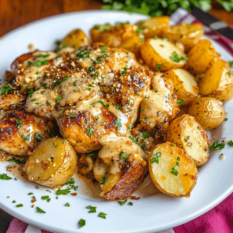 Garlic Parmesan Chicken & Potatoes