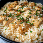 Garlic Parmesan Chicken Scampi Rice