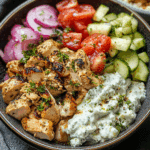 Greek Chicken Tzatziki Bowls Recipe