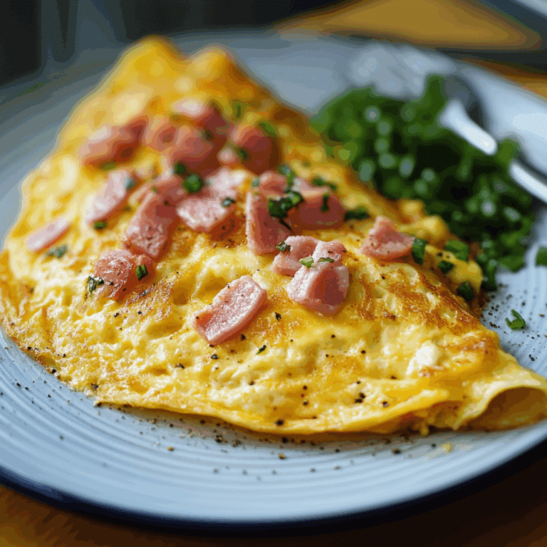 Ham and Cheese Omelette