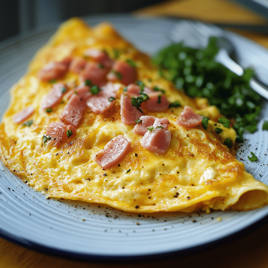 Ham and Cheese Omelette