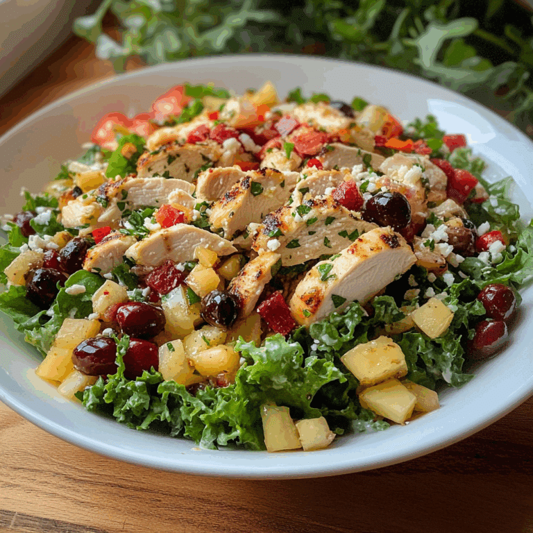 Harvest Chicken Salad with Maple Dijon Dressing