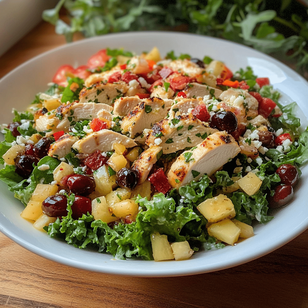Harvest Chicken Salad with Maple Dijon Dressing