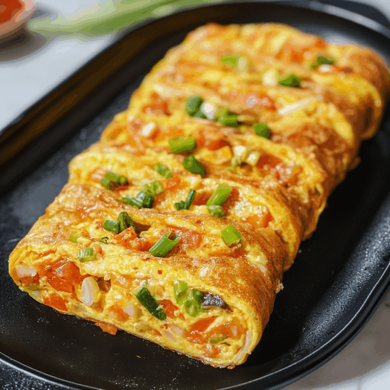 Korean Rolled Omelette