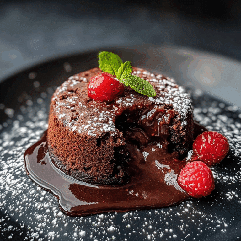 Molten Lava Cake for One
