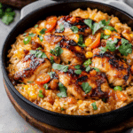 One-Pot BBQ Chicken and Rice