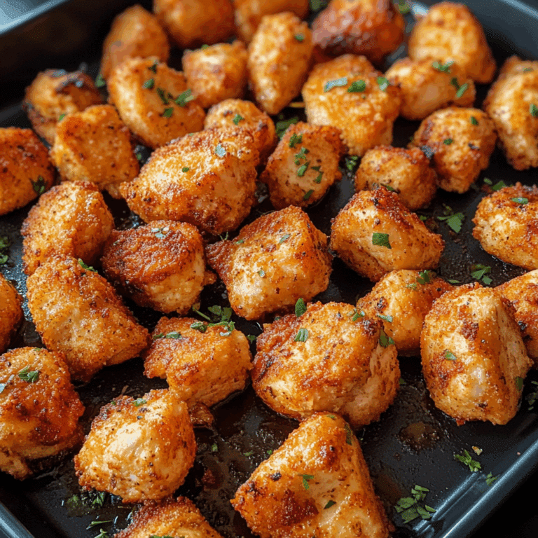 Oven Baked Chicken Bites