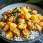Pineapple Chicken with Rice