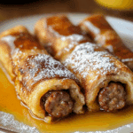 Sausage Stuffed French Toast Rolls