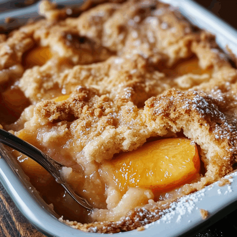 Southern Peach Cobbler