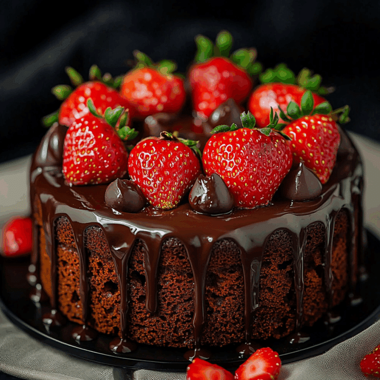 Strawberry Chocolate Cake