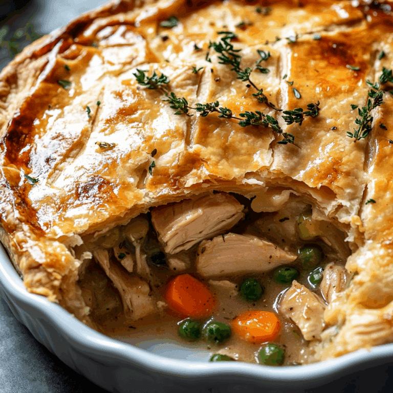 Turkey Pot Pie Recipe
