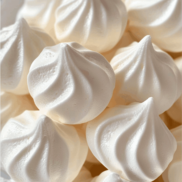 Amazing basic meringues recipe