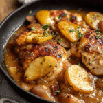 Apple Cider Smothered Chicken