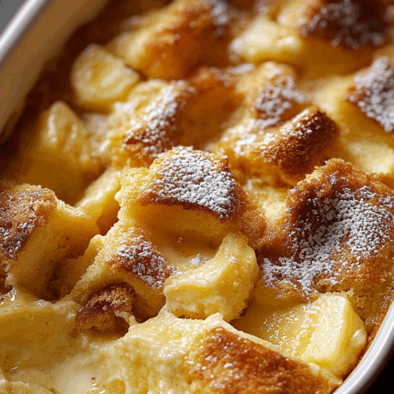 Bread and butter pudding
