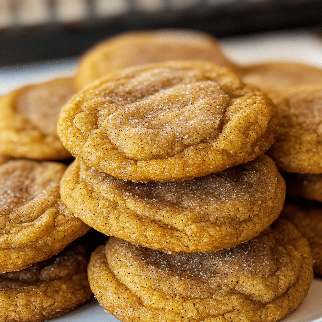 Brown Butter Pumpkin Snickerdoodle Cookies