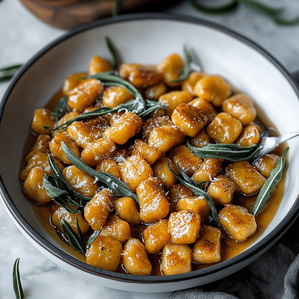 Brown Butter Sweet Potato Gnocchi