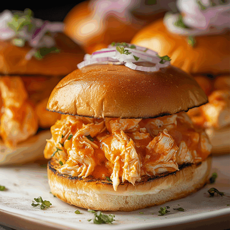 Buffalo Chicken Sliders