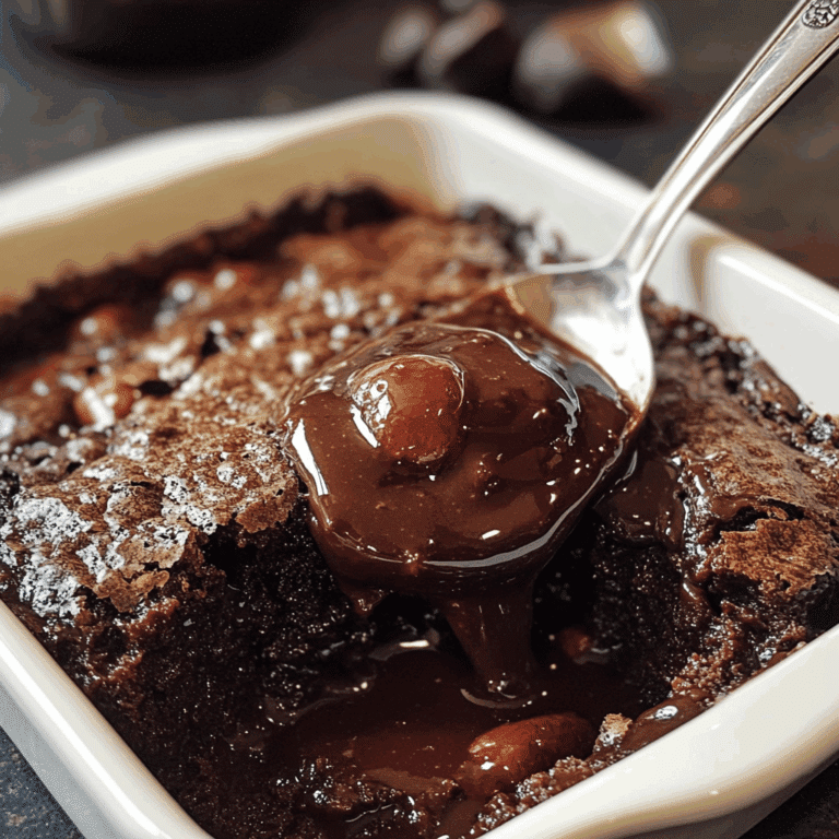 Chocolate self-saucing pudding