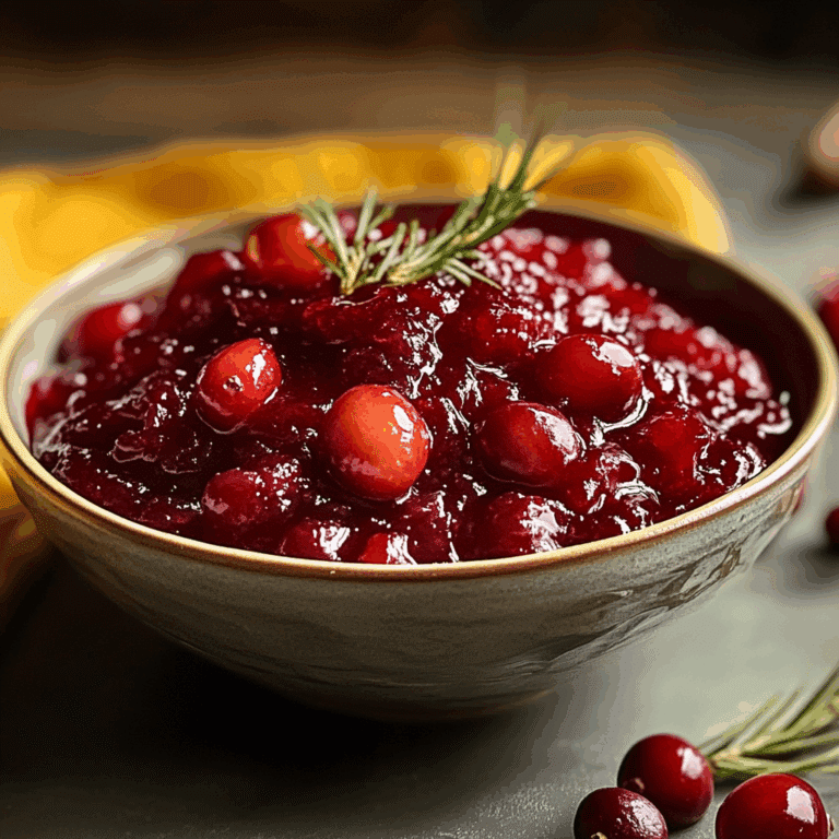 Cranberry Sauce