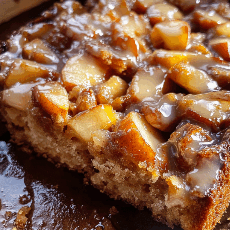 Glazed Honeycrisp Apple Fritter Cake