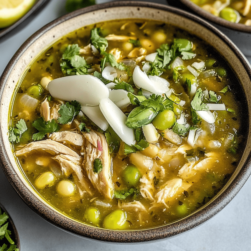 Green Chile Chicken Pozole