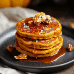 Healthy Pumpkin Oatmeal Pancakes