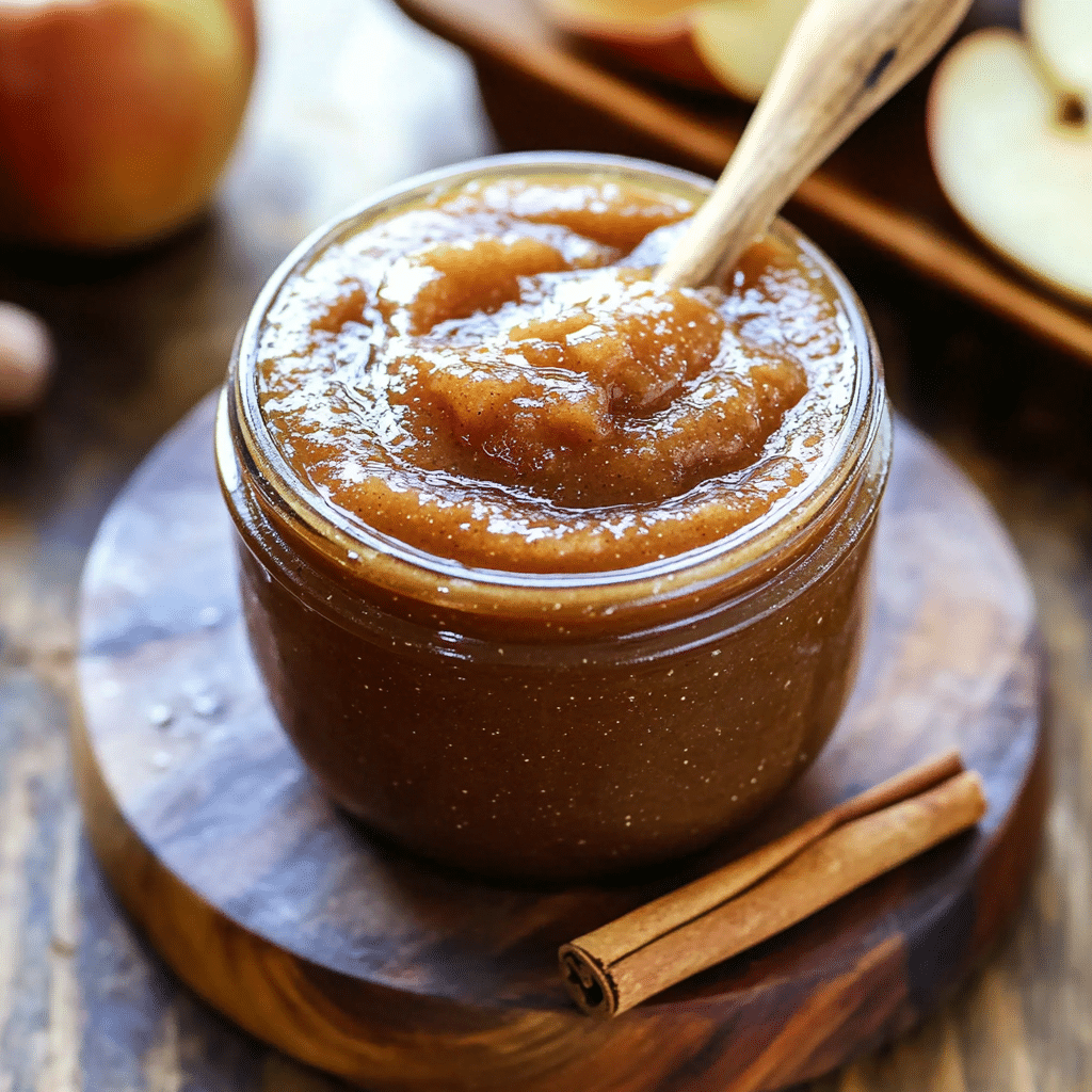 Homemade Slow Cooker Maple Apple Butter