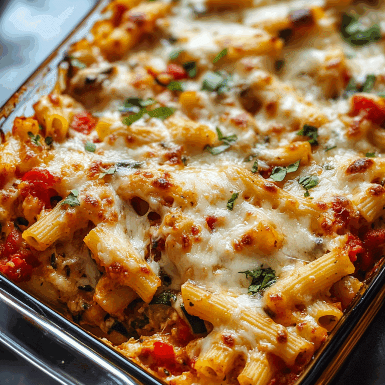 Loaded Veggie Baked Ziti