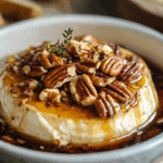 Maple Pecan Baked brie