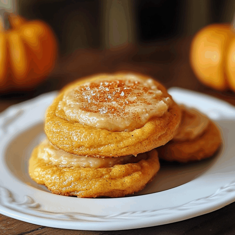 Melt In Your Mouth Pumpkin Cookies
