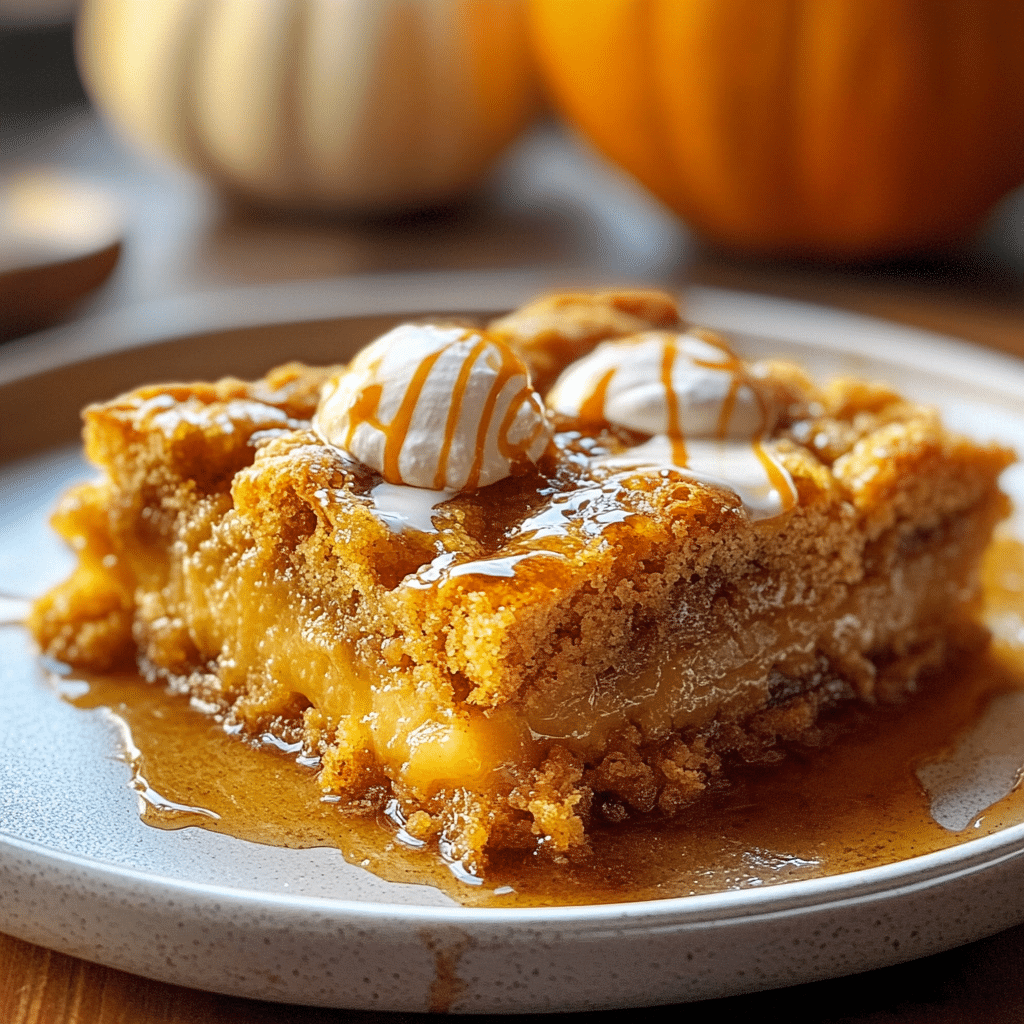 One-Pan Pumpkin Dump Cake