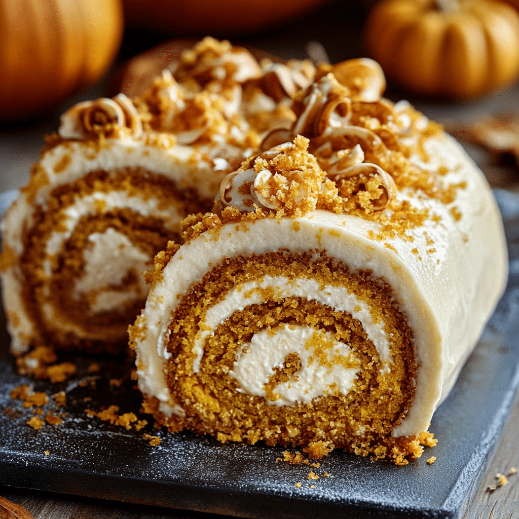 Pumpkin Cheesecake Roll