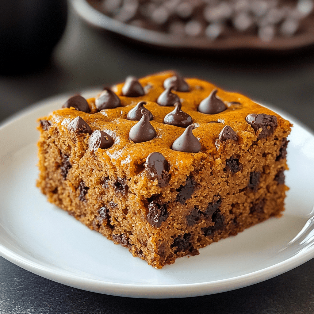 Pumpkin Chocolate Chip Breakfast Cake